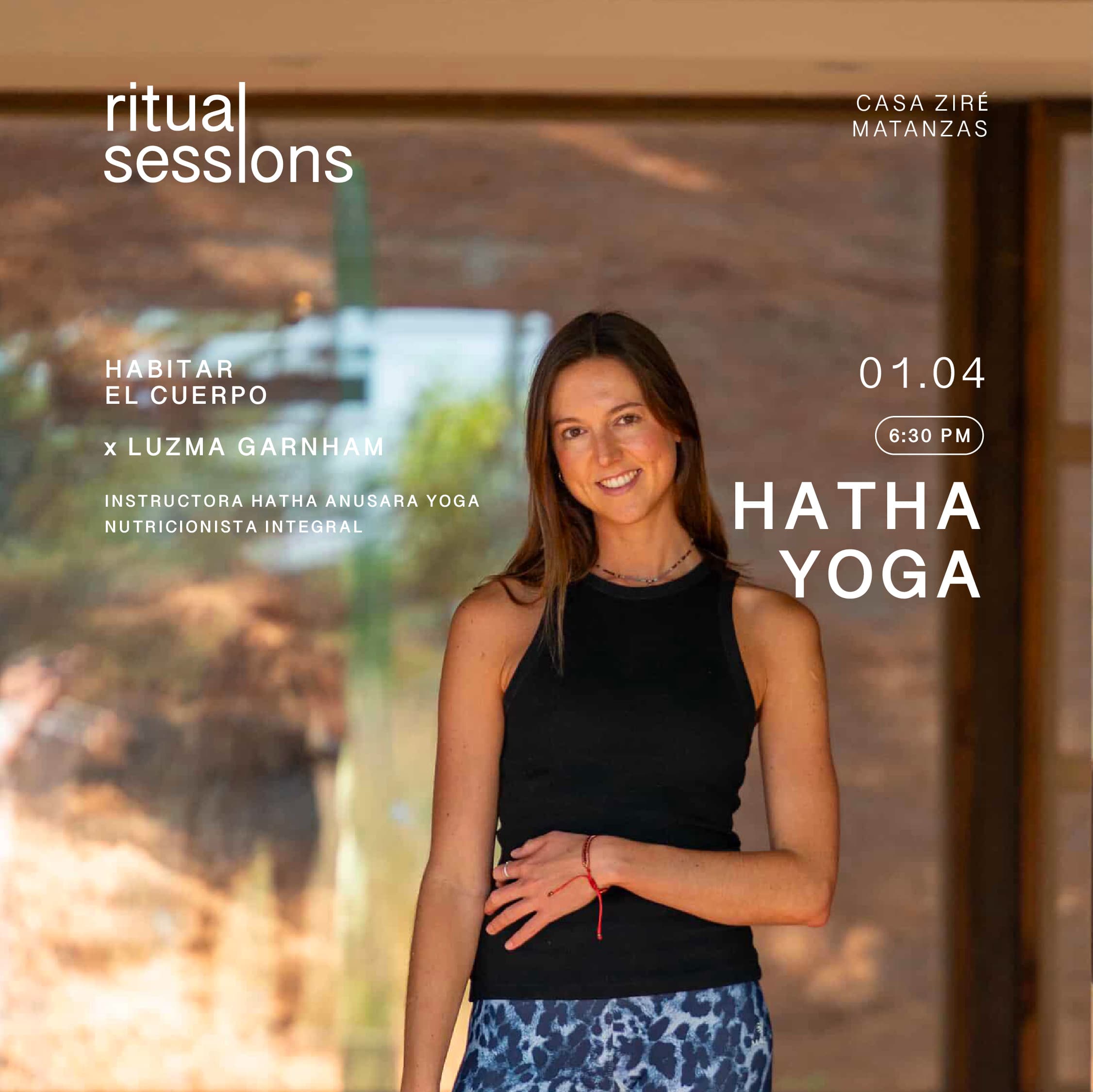Hatha Yoga x Luzma Garnham image}